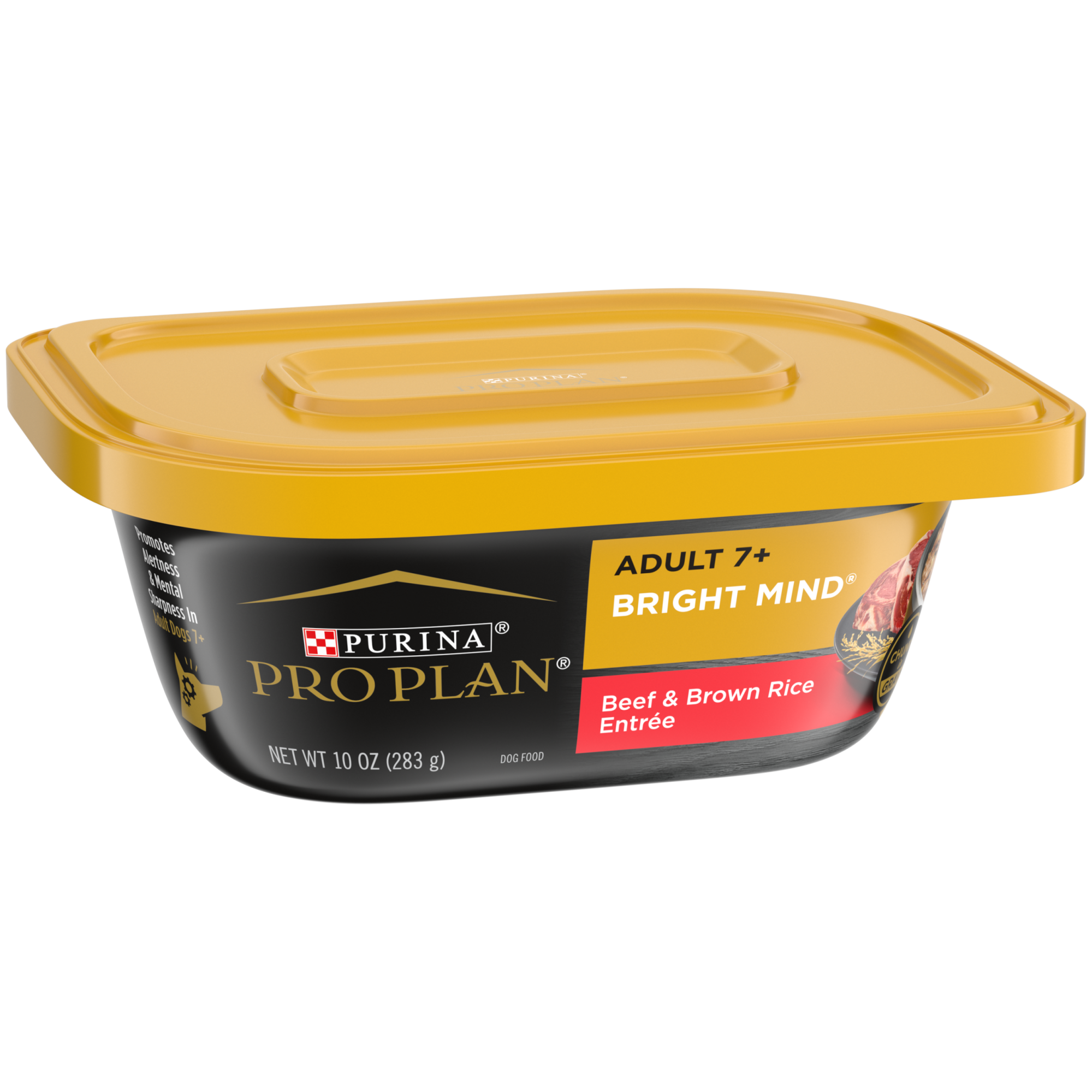 Bright Mind Adult 7+ Beef & Brown Rice Wet Senior Dog Food