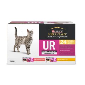 UR Savory Selects Urinary St/Ox Wet Cat Food Variety Pack, Chicken Recipe and Salmon Recipe
